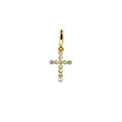 Rhinestone Cross Charm Pendant