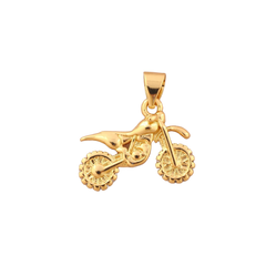 Motorcycle Charm – Gold-Filled Bike Pendant for Custom Charm Necklaces & Bracelets