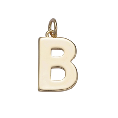 B Initial Letter Charm
