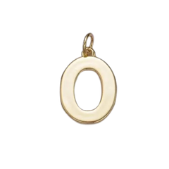 O Initial Letter Charm