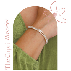 The Capri Diamond Baguette Bracelet