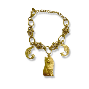 The Feline at Midnight Bracelet