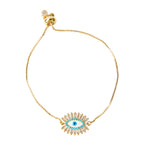 Evil Eye Drawstring Bracelet