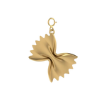 Gold Bowtie Pasta Charm