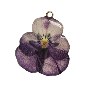 Pressed Flower Charm