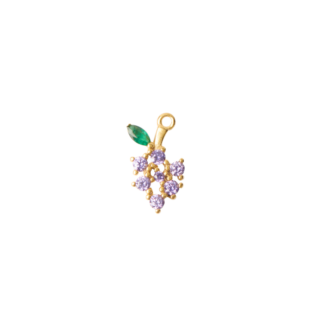 Lavender Grape Charm