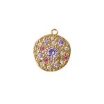 Lavender Cosmic Bloom Medallion
