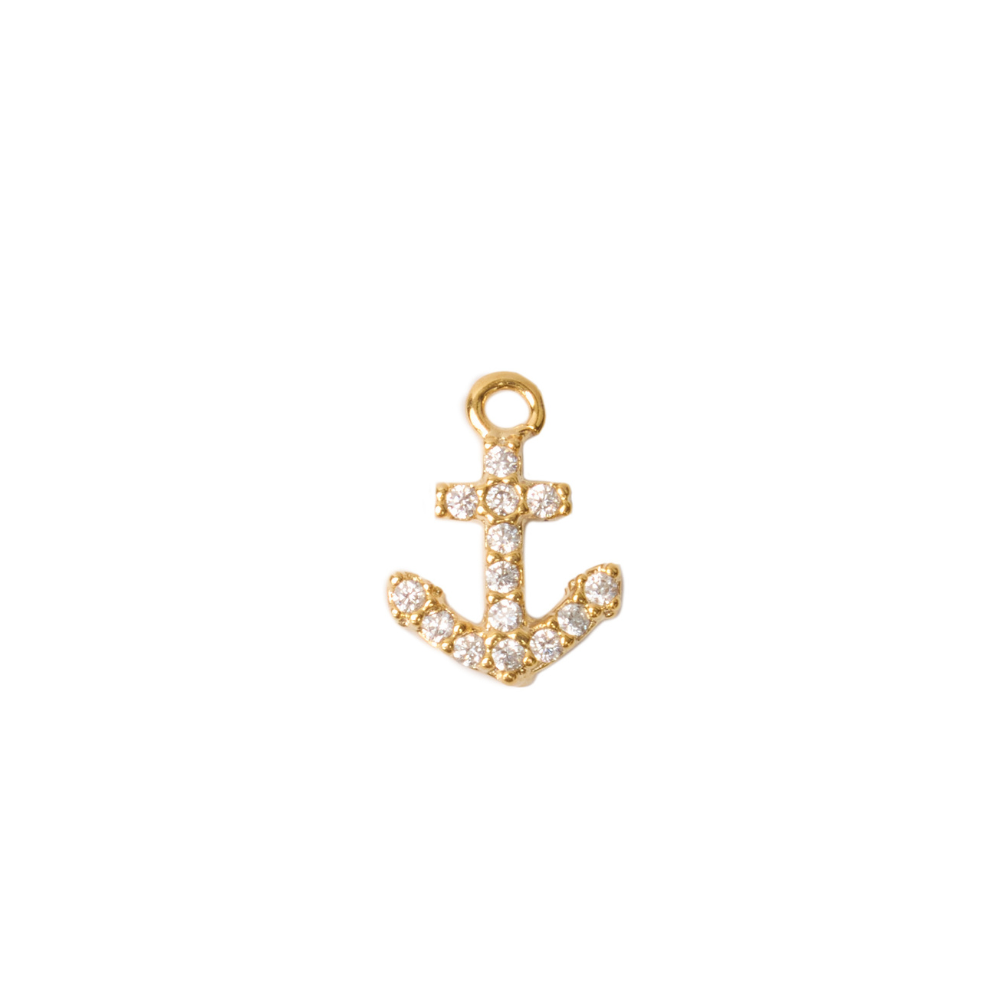 Pavé Anchor Charm
