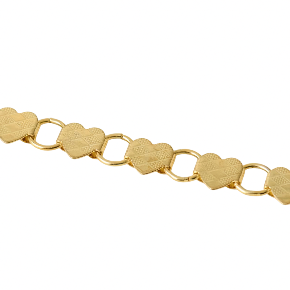 Gold Heart Bracelet