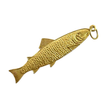 Gold Fish Brass Charm