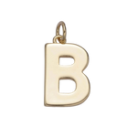 B Initial Letter Charm