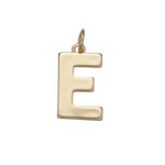 E Initial Letter Charm