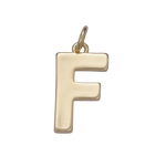 F Initial Letter Charm