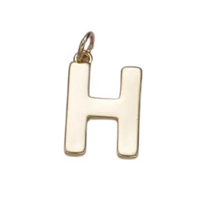 H Initial Letter Charm