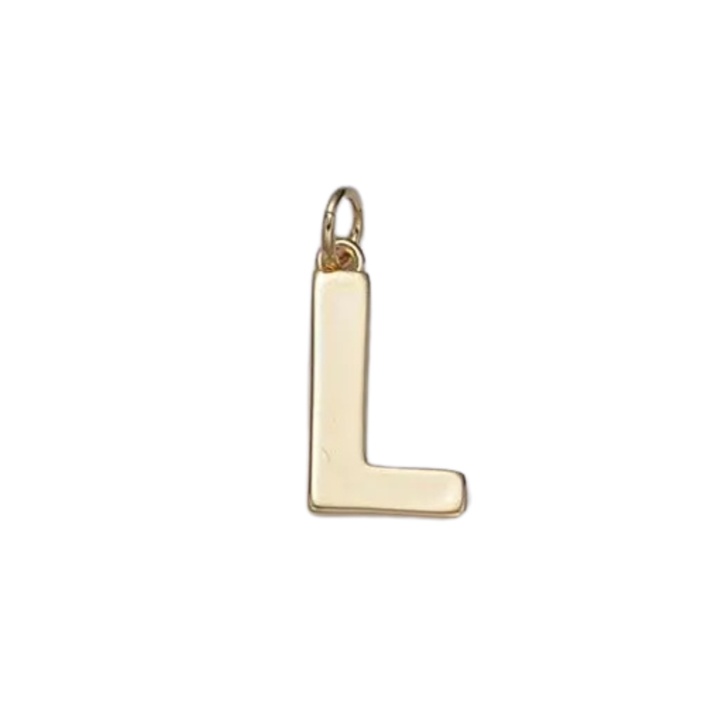 L Initial Letter Charm