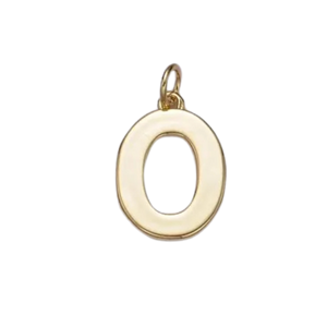 O Initial Letter Charm