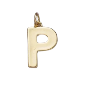 P Initial Letter Charm