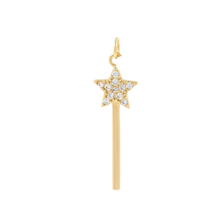 CZ Magic Wand Charm